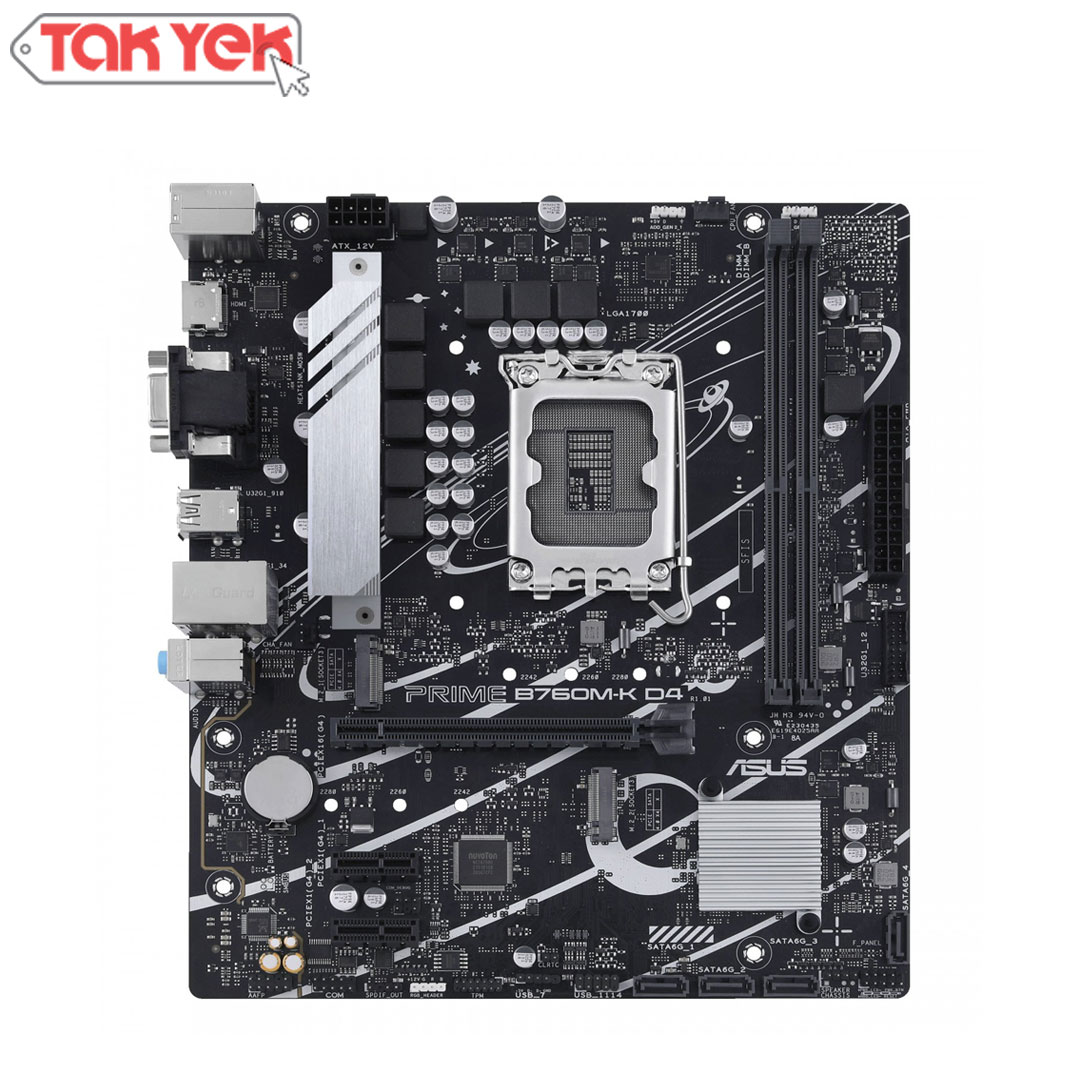 مادربرد ایسوس PRIME  B760M-K D4 LGA1700