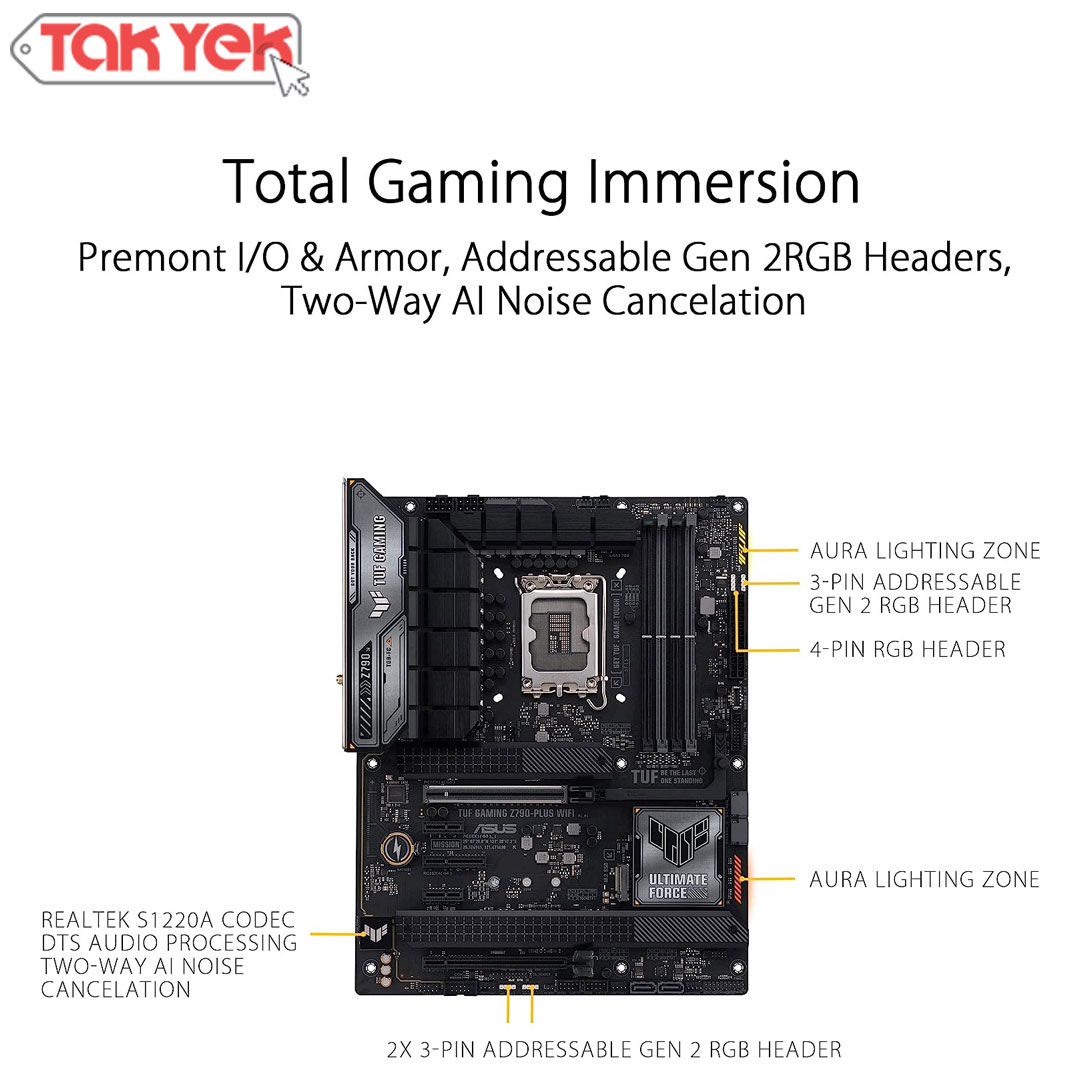 مادربرد ایسوس ASUS TUF GAMING Z790-PLUS WIFI