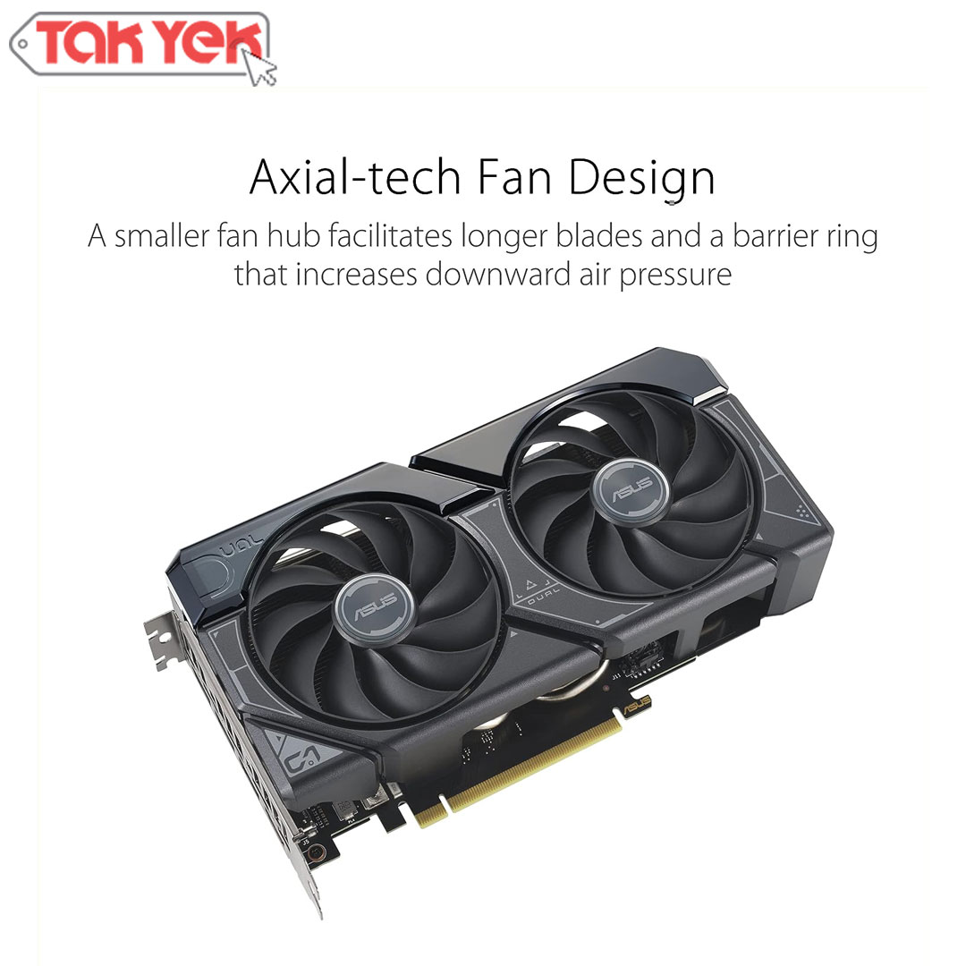 کارت گرافیک ایسوس ASUS  RTX 4060 TI  DUAL 8G  OC