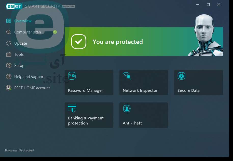 آنتی ویروس دو کاربره ESET INTERNET SECURITY 2024