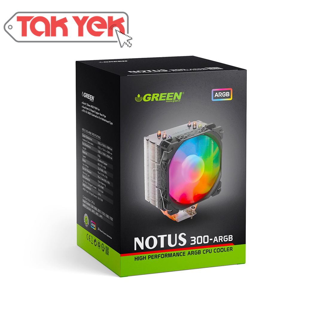 فن سی پی یو گرین GREEN NOTUS - 300 ARGB