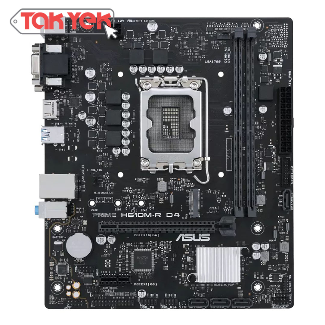 مادر برد ایسوس PRIME H610M-R  D4 LGA 1700